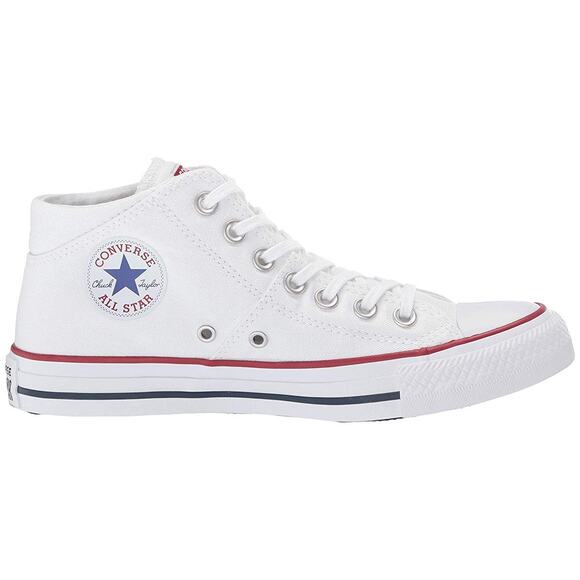 NWT Converse Women's Chuck Taylor All Star Madison Mid Top, White-10.5 - Picture 1 of 1